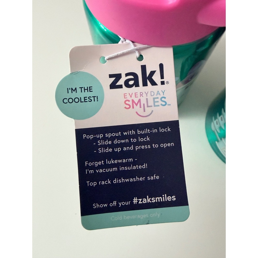 Zak Designs Gabbys Dollhouse Water Bottle 14oz Stainless‎ Steel 2pk NEW - Picture 4 of 6